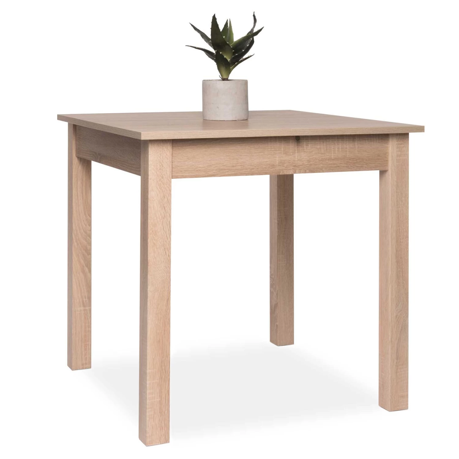 Uitschuifbare Eettafel Coburg 80/120 - Eik 3 Uitschuifbare Eettafel Coburg 80/120 - Eik