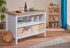 Stapelkist Valloni | 65 X 31,5 X 23 | Grenenhout | Kleur: Grenen -Songmics Winkel 60100460 19 d9fd