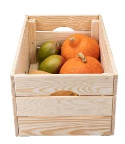 Stapelkist Valloni | 51 X 31,5 X 23 | Grenenhout | Kleur: Grenen -Songmics Winkel 60100460 3 0b11