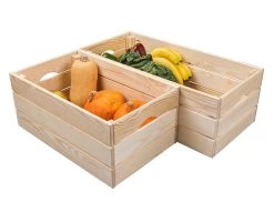 Stapelkist Valloni | 51 X 31,5 X 23 | Grenenhout | Kleur: Grenen -Songmics Winkel 60100470 60100460 2 ae0d