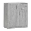 Commode Spacio 84cm 2 Deuren/2 Lades - Grijze Eik -Songmics Winkel 6010 5 cfc8