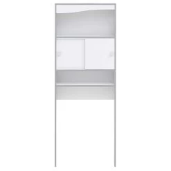 Wasmachinekast Surf - Wit/taupe -Songmics Winkel 6091A7321M17 Surf 3 b49c