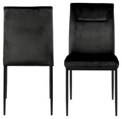 Eetkamerstoel Demi - Zwart -Songmics Winkel 634afb3c b824 4001 aa6b 9a2b7c625446 824d