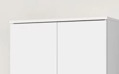 Opbergkast Ray 60cm Met 2 Deuren En 4 Legplanken - Wit -Songmics Winkel 6403 1 d1 a635