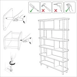 Dora Boekenplank | 100% Melamine Gecoat | 25mm Dikte | Atlantic Pine -Songmics Winkel 688DRA1203 20 204 225d