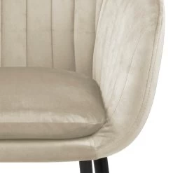 Stijlvolle Eetkamerstoel Hermeline Met Armleuning - Stof Zand -Songmics Winkel 69713005 5B42 4F93 918C D6ECCCFAC748 d33b