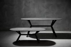 Ovalen Eettafel Laxey 180x90 - Zwart -Songmics Winkel 6DB8534C 18D0 46F9 B033 1F2E5DA7EBCD 60b6