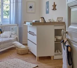 Opbergkast Mia 43x85 - Wit/kastanje -Songmics Winkel 6 CELESTE CP2R MP2R 6 A 01 Copie 7de6