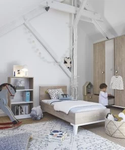 Kledingkast Ciana 3 Deuren 1 Lade - Eik -Songmics Winkel 6 MARCEL CP2A MP2A 6 A 08 b6aa