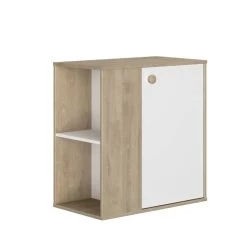 Meegroeibed Maron 60x120 Tot 90x190 - Wit/eik -Songmics Winkel 6 NOAM CP2F MP2F 06 1P2F605 06 b960