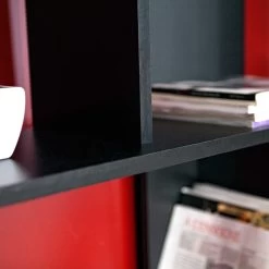 Boekenkast Sigma - Zwart -Songmics Winkel 7068A7600X00 Sigma black 8 a49b