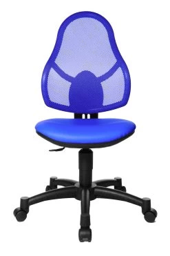 Kinderbureaustoel Open Art Junior - Blauw -Songmics Winkel 71430 S18 Front FM 3919