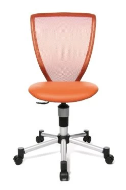 Kinderbureaustoel Titan - Oranje -Songmics Winkel 71487 S14 Front FM 608f