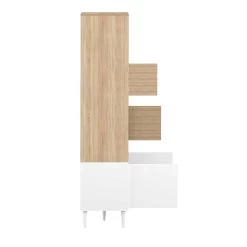 Boekenkast Horizon Groot - Eik/wit -Songmics Winkel 7150X0303A01 Bookcase natural oak and white 8 ad6d
