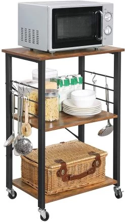 Keukentrolley Gary - Bruin/zwart -Songmics Winkel 71zxZN61CAL. AC SL1500 3858