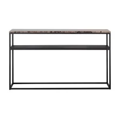 RICHMOND Sidetable Orry 140x30cm - Bruin/zwart -Songmics Winkel 7218 5 8997