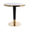 RICHMOND Eettafel Osteria ø80cm - Wit/goud -Songmics Winkel 7225 1 7577