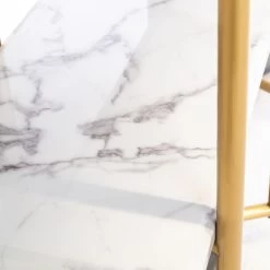 RICHMOND Wandkast Lagrange 165cm 3 Legplanken - Goud/wit -Songmics Winkel 7257 9 1bc5