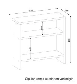 Houten Kunst Bijzettafel | 18mm Dikte | Wit -Songmics Winkel 731WAT2817 20 203 2ba3