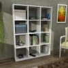 Houten Kunst Boekenplank | 100% Melamine | 18mm Dik | Wit 1 Houten Kunst Boekenplank | 100% Melamine | 18mm Dik | Wit -Songmics Winkel 731WAT3621 20 201 4ce1