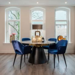 RICHMOND Eettafel Odis ø140cm - Wit/goud/zwart -Songmics Winkel 7362 S4482 BLUE LB 0073 SETTING3 LowRes 642f