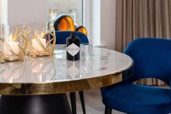 RICHMOND Eettafel Odis ø140cm - Wit/goud/zwart -Songmics Winkel 7362 S4482 BLUE SETTING5 LowRes 8371