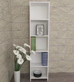 Furny Home Boekenplank | Melamine Gecoat | 18mm Dikte | Wit