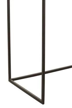 Set Van Drie Bijzettafel Rechthoek Aluminium Roest -Songmics Winkel 7590 3 c49c