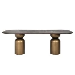 RICHMOND Eettafel Cavo | 230 X 100 X 78 Cm | Brushed Gold -Songmics Winkel 7780 2 8478