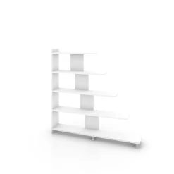 Boekenplank Elegance | Melamine Coating | 122x120x20cm | Wit -Songmics Winkel 793ELG3606 20 203 3d74