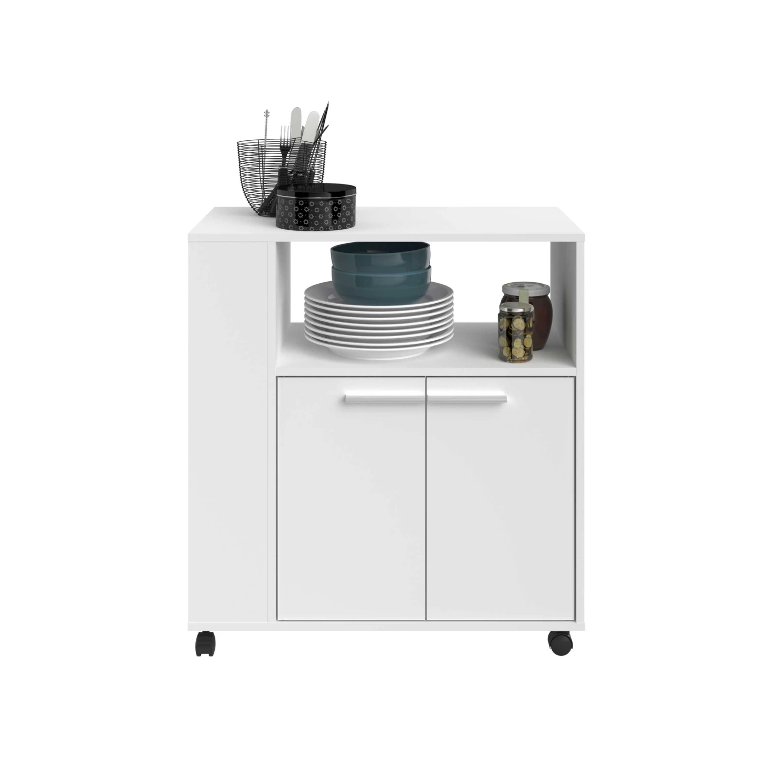 Keukenkast Citty 75cm, 2 Deuren - Wit 7 Keukenkast Citty 75cm, 2 Deuren - Wit - Afbeelding 5