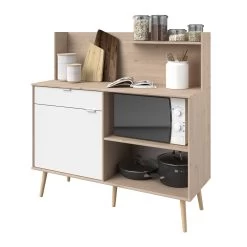 Keukenkast Filipa 118cm, 1 Deur & 1 Lade - Wit/eik Decor 19 Keukenkast Filipa 118cm, 1 Deur & 1 Lade - Wit/eik Decor -Songmics Winkel 803332 OLGA D 20181219003308 cc4b