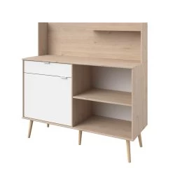 Keukenkast Filipa 118cm, 1 Deur & 1 Lade - Wit/eik Decor 20 Keukenkast Filipa 118cm, 1 Deur & 1 Lade - Wit/eik Decor -Songmics Winkel 803332 OLGA D SD 20181219003211 7f1d