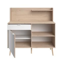 Keukenkast Filipa 118cm, 1 Deur & 1 Lade - Wit/eik Decor 22 Keukenkast Filipa 118cm, 1 Deur & 1 Lade - Wit/eik Decor -Songmics Winkel 803332 OLGA F OUV 20181219003326 5e92