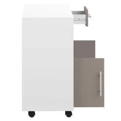 Bijzetkastje Cesar Voor Magnetron - Wit/taupe -Songmics Winkel 8035A2191A80 Marius Low taupe 8 ff08