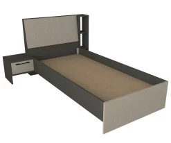 Tera Home Eenpersoons Ledikant | 100% Melamine Gecoat | 18mm Dikte | Crème -Songmics Winkel 804TRH4006 20 205 98ff