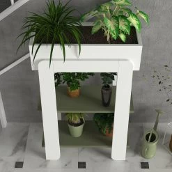 Talon Plantenstandaard | 18mm Dik | 60cm Breedte | Wit Groen -Songmics Winkel 804TRH4501 3 919b