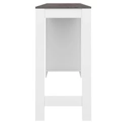 Bartafel Aravis 115x50 Met Opbergruimte - Wit/beton -Songmics Winkel 8080A2198X00 Aravis white concrete 5 3897