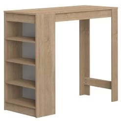 Bartafel Aravis 115x50 Met Opbergruimte - Eik -Songmics Winkel 8080A3434X00 Aravis natural oak 2 b0e5
