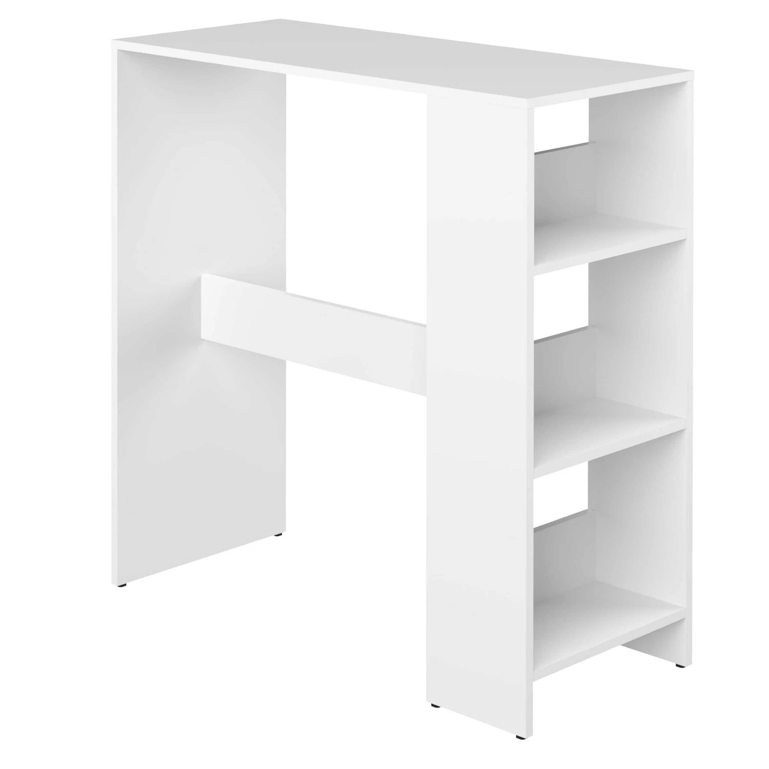 Bartafel Carnilla 94x40 Met Opbergruimte - Wit 7 Bartafel Carnilla 94x40 Met Opbergruimte - Wit - Afbeelding 5