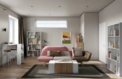 Bartafel Carnilla 94x40 Met Opbergruimte - Wit 18 Bartafel Carnilla 94x40 Met Opbergruimte - Wit -Songmics Winkel 8088A2121X00 Gavarnie bar table white 7 3edc