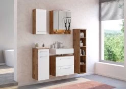 Open Kolomkast Sefa Laag 25cm - Wotan Eik 19 Open Kolomkast Sefa Laag 25cm - Wotan Eik -Songmics Winkel 813.1.0081 3a 2854