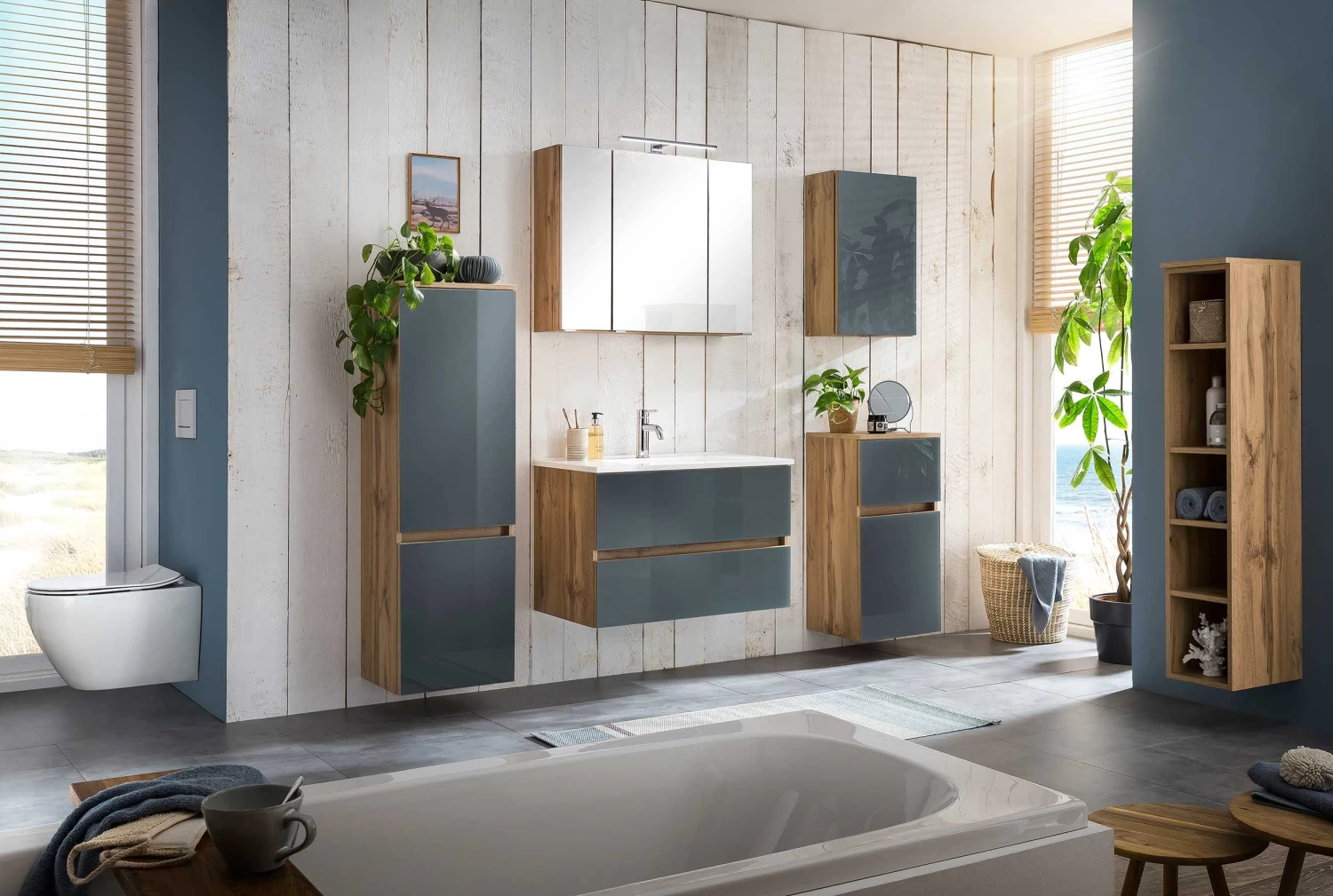 Open Kolomkast Sefa Laag 25cm - Wotan Eik 9 Open Kolomkast Sefa Laag 25cm - Wotan Eik - Afbeelding 7