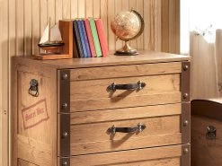 Commode | 100% Gemelamineerd Spaanplaat Van 18 Mm Dik | 67 X 82 X 48 Cm | 4 Laden | Zachtsluitend | 15 Kg Capaciteit | Kindveilig | Veelkleurig -Songmics Winkel 813CLK3416 2 cc4c