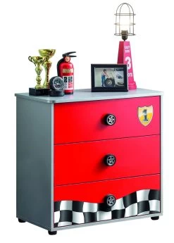 Commode | 100% Melaminecoating | 3 Laden | Zachtsluitend | 30 Kg Capaciteit | Compatibel Met Spiegel | Kindvriendelijk -Songmics Winkel 813CLK3417 20 202 7215