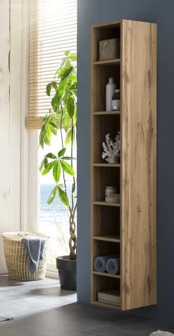 Open Kolomkast Sefa Hoog 25cm - Wotan Eik -Songmics Winkel 814.1.0081 4 9955