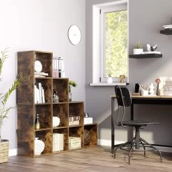 Roomdivider Monica 10 Vakken - Bruin -Songmics Winkel 81NEYThzviL. AC SL1500 761e