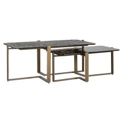 RICHMOND Salontafelset Sterling | 110 X 65 X 40 Cm | Salontafel En Bijzettafel -Songmics Winkel 825218 1 a83d
