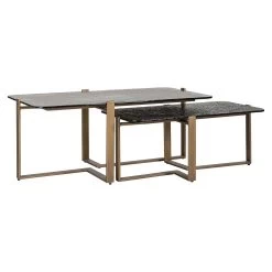 RICHMOND Salontafelset Sterling | 110 X 65 X 40 Cm | Salontafel En Bijzettafel -Songmics Winkel 825218 8 9301