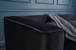 Comfort Ontmoet Stijl: 3-zits Fluwelen Bank Met Beukenhouten Frame - Zwart -Songmics Winkel 825BLC1572 20 205 037c